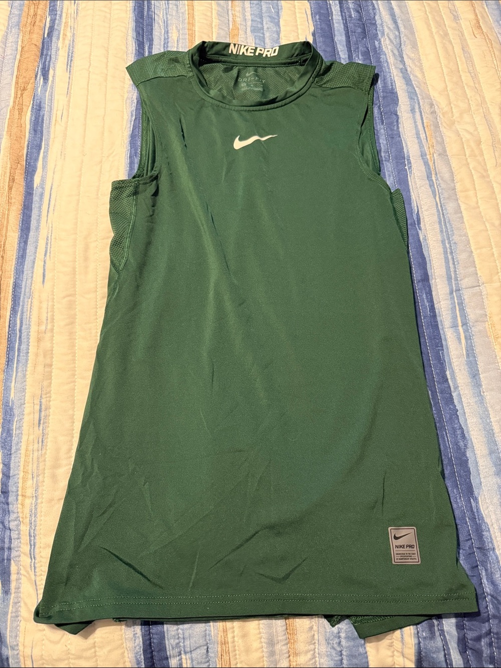 Nike Pro Sleeveless Training Top - Dark Green